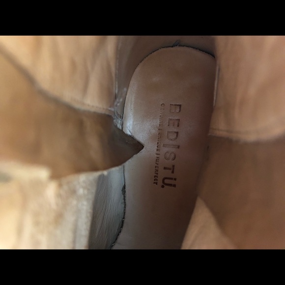 Bed Stu Cobbler Series Blush-toned Leather Boots - Picture 7 of 8